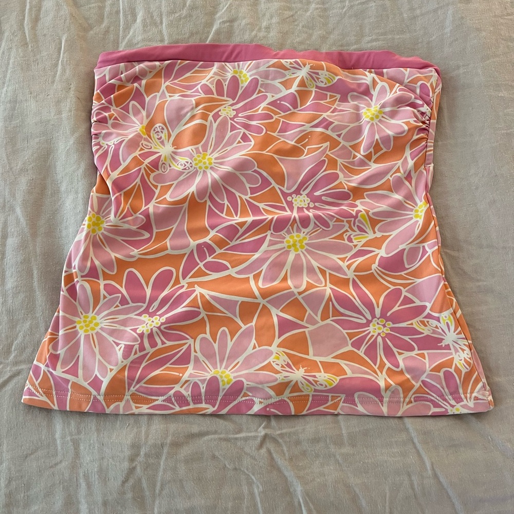Lilly Pulitzer strapless tankini